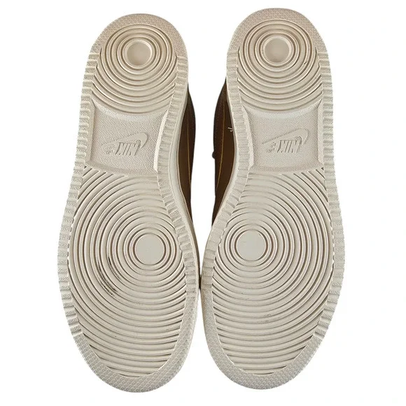 Nike Sneakers Women's 11 Ebernon Wheat Tan Mid High Tops Leather NWT - Picture 7 of 15